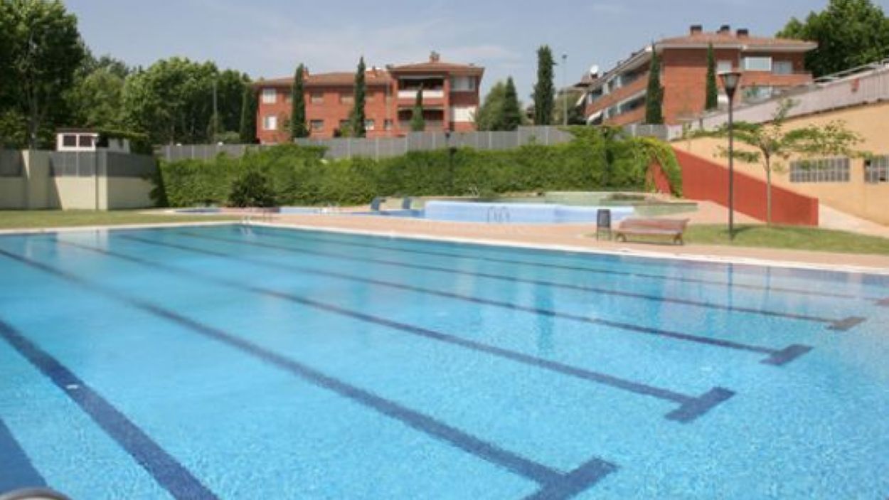 Imatge de la piscina del Parc Central / Font: Cugat Mèdia