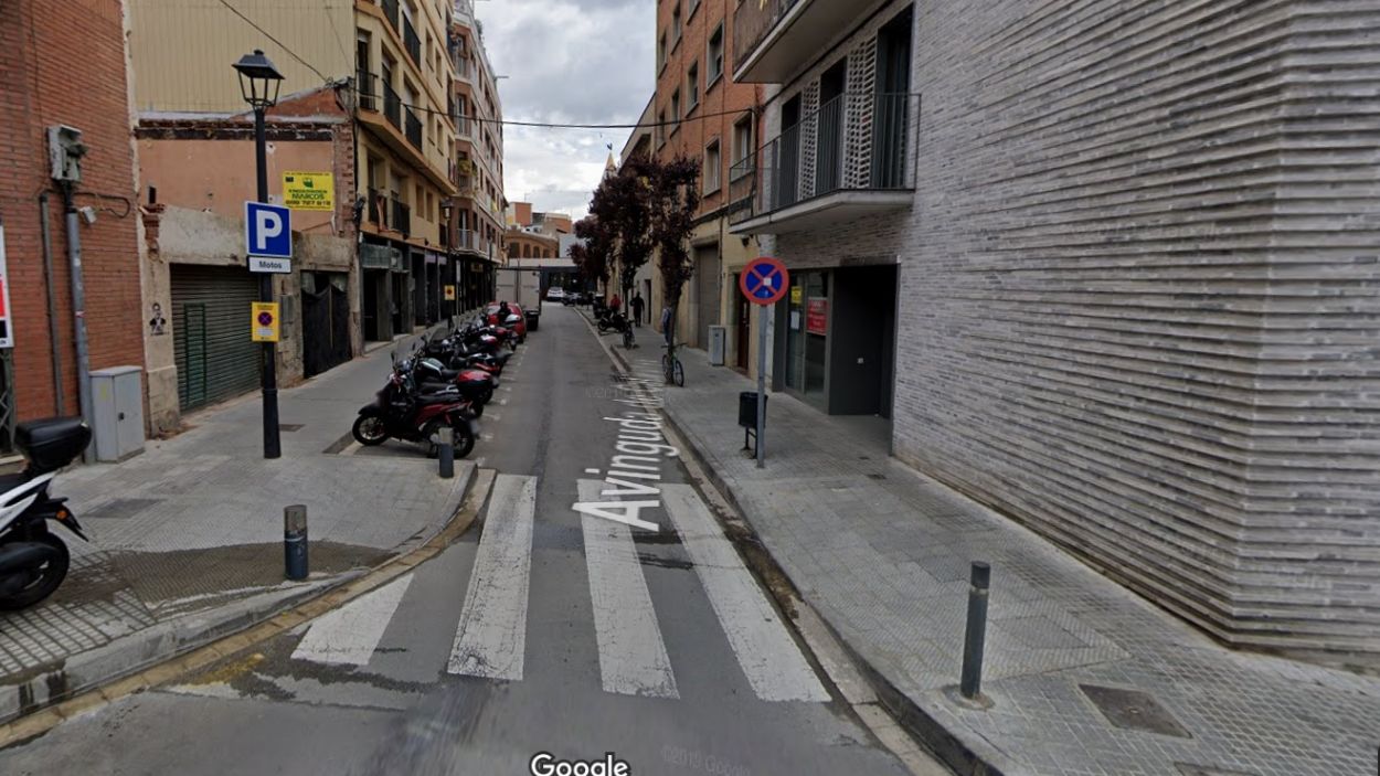 El tram afectat de l'aviguda de Catalunya / Foto: Google Maps