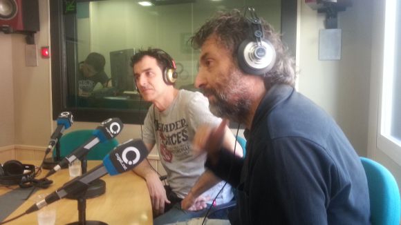 Mario Fernndez i Siscu Ruiz han parlat al Sant Cugat a fons sobre l'obra de teatre 'La traci'