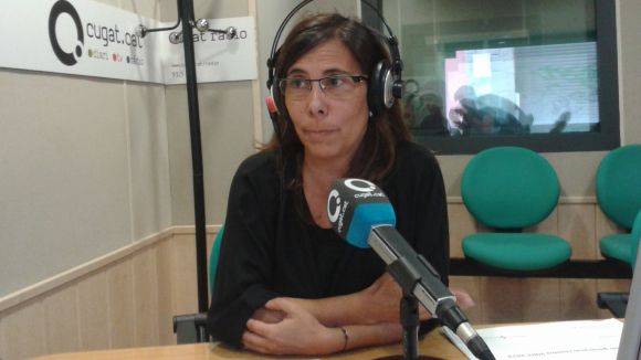 Cristina Paraira a l'estudi Ramon Barnils de Cugat.cat (91.5 FM)
