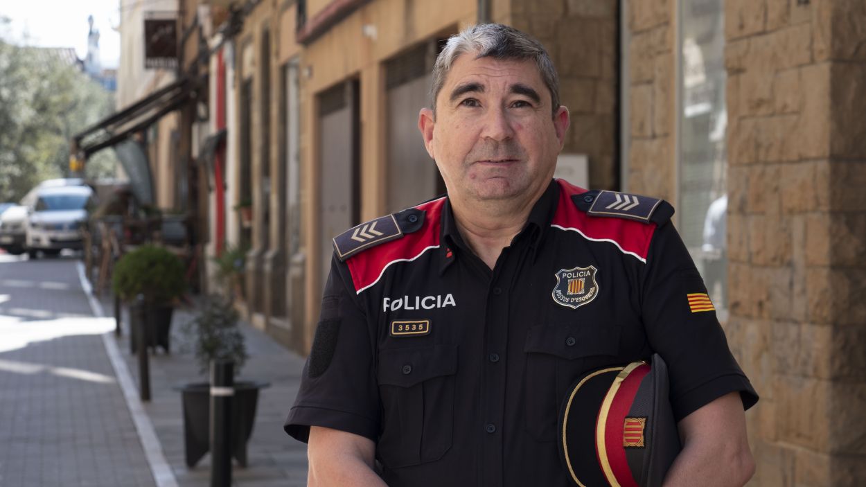 El sotsinspector Manel Rodrguez, cap de la comissaria de Mossos de Sant Cugat, una setmana abans de jubilar-se. Foto: Cugat Mdia / Llus Llebot