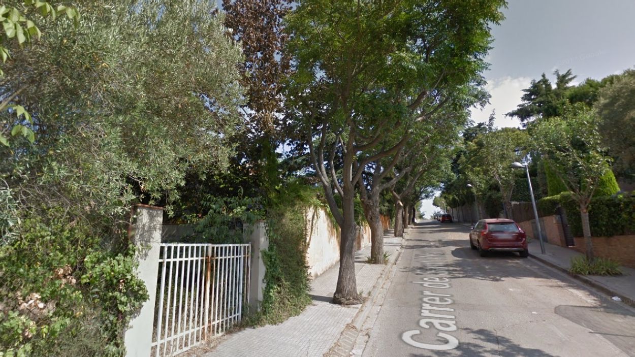 El carrer Santa Rita de Sant Cugat / Google Maps