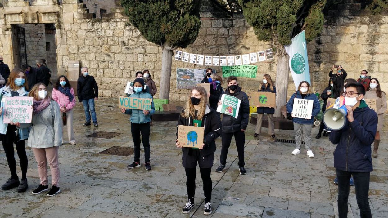 Manifestació pel clima a Sant Cugat