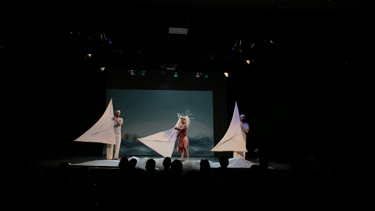 L'espectacle 'Blowing' s'ha representat al Teatre de Mira-sol / Foto: Cugat Mdia