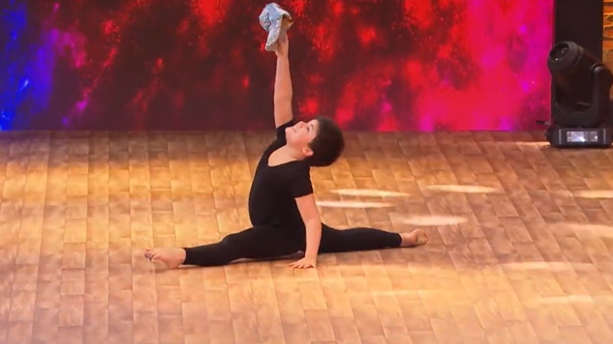 El final de l'actuació d'Àlex Rodés al programa 'The Dancer' / Foto: Captura RTVE