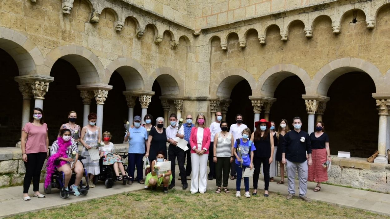 Participants i organitzadors de 'Fem un museu' / Foto: Laura Gonz (Ajuntament de Sant Cugat)