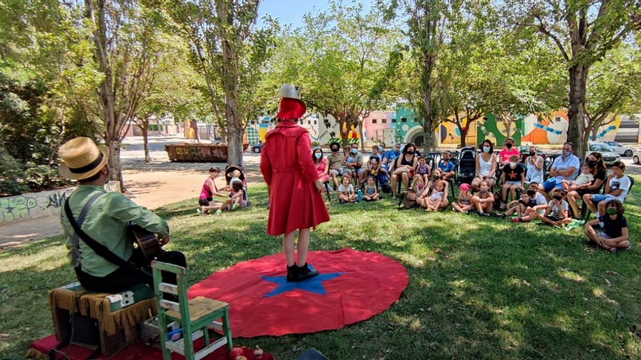 Una activitat infantil de la Festa Major de Mira-sol de 2021 / Foto: Cugat Mèdia