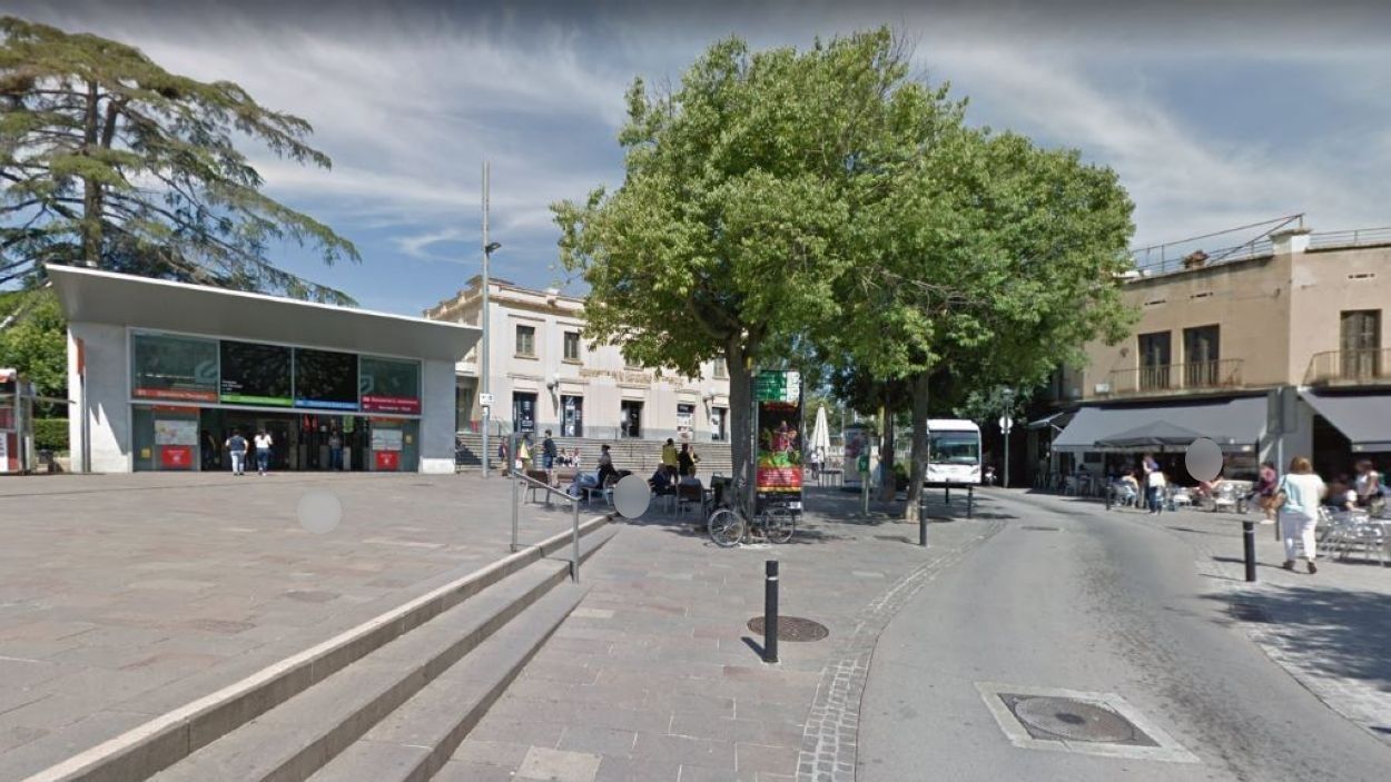 Imatge d'arxiu de la plaça de Lluís Millet / Foto: Google Maps