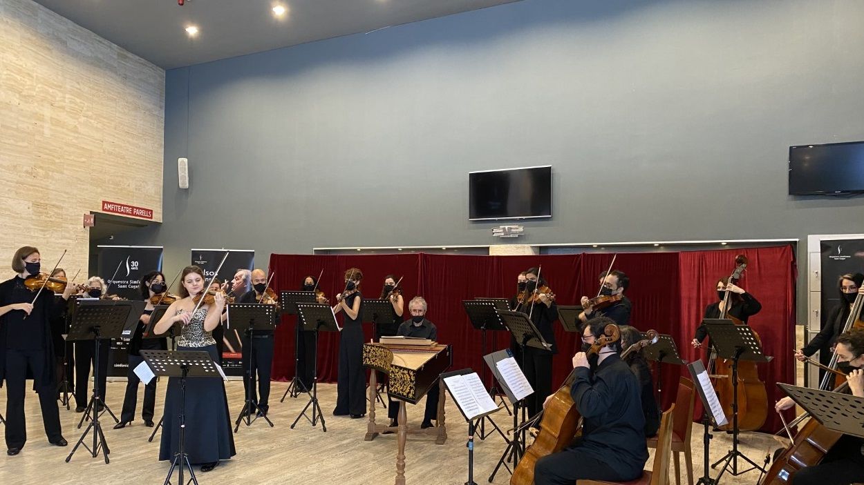 Homenatge d'Inés Issel i l'orquestra de cambra de la Simfònica Sant Cugat a 'Les quatre estacions' de Vivaldi