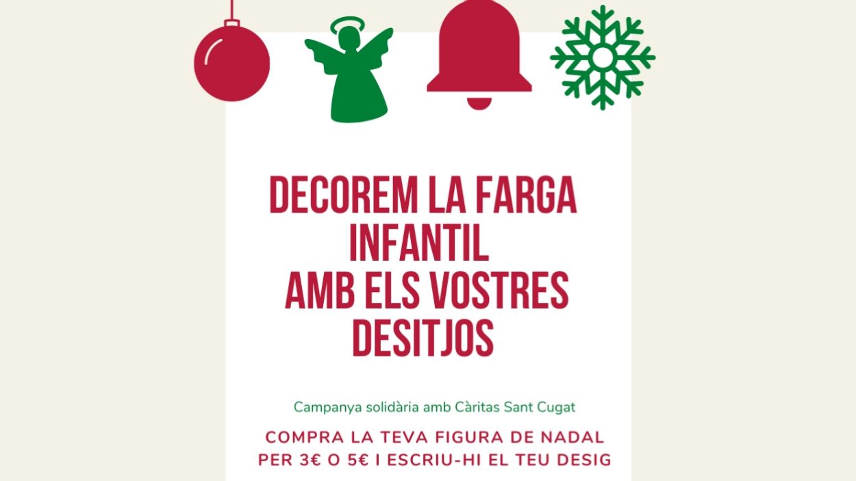Torna la campanya solidària de Nadal de La Farga Infantil