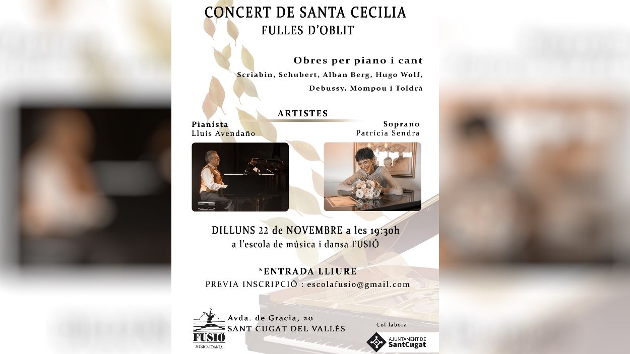 Torna el concert de Santa Cecília de Fusió Música i Dansa