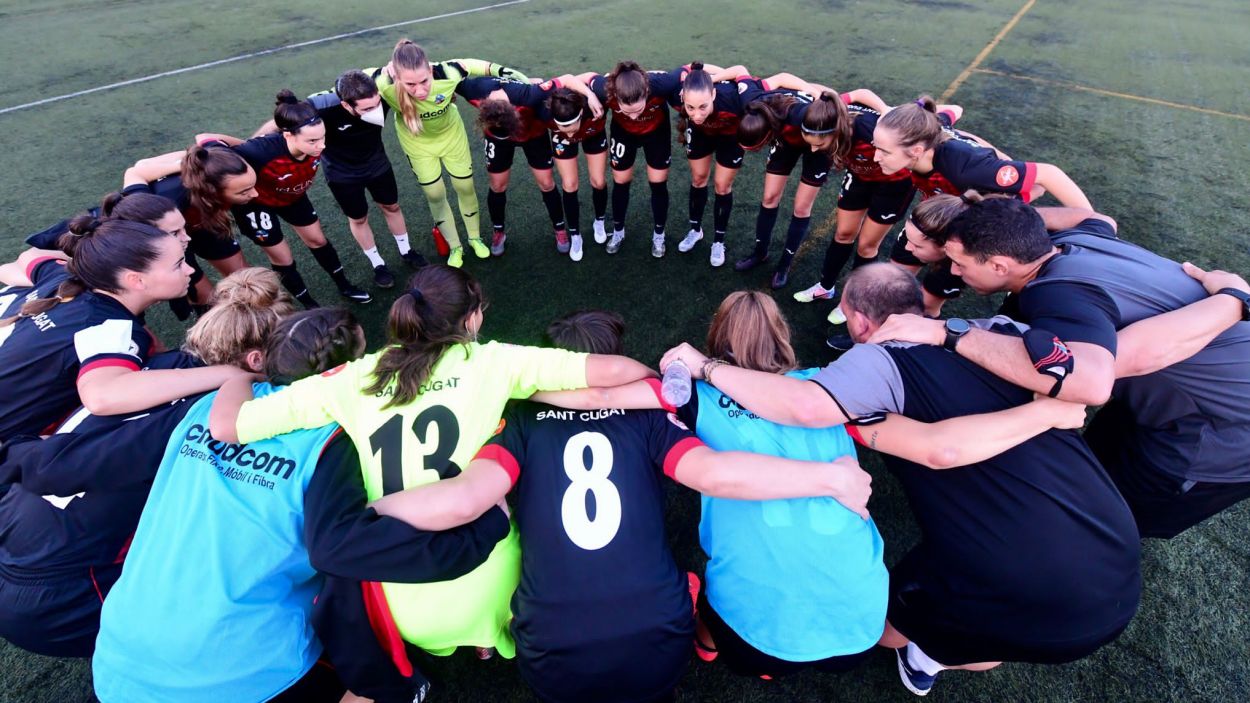 El SantCu femení vol classificar-se per a la fase d'ascens / Foto: Sant Cugat FC