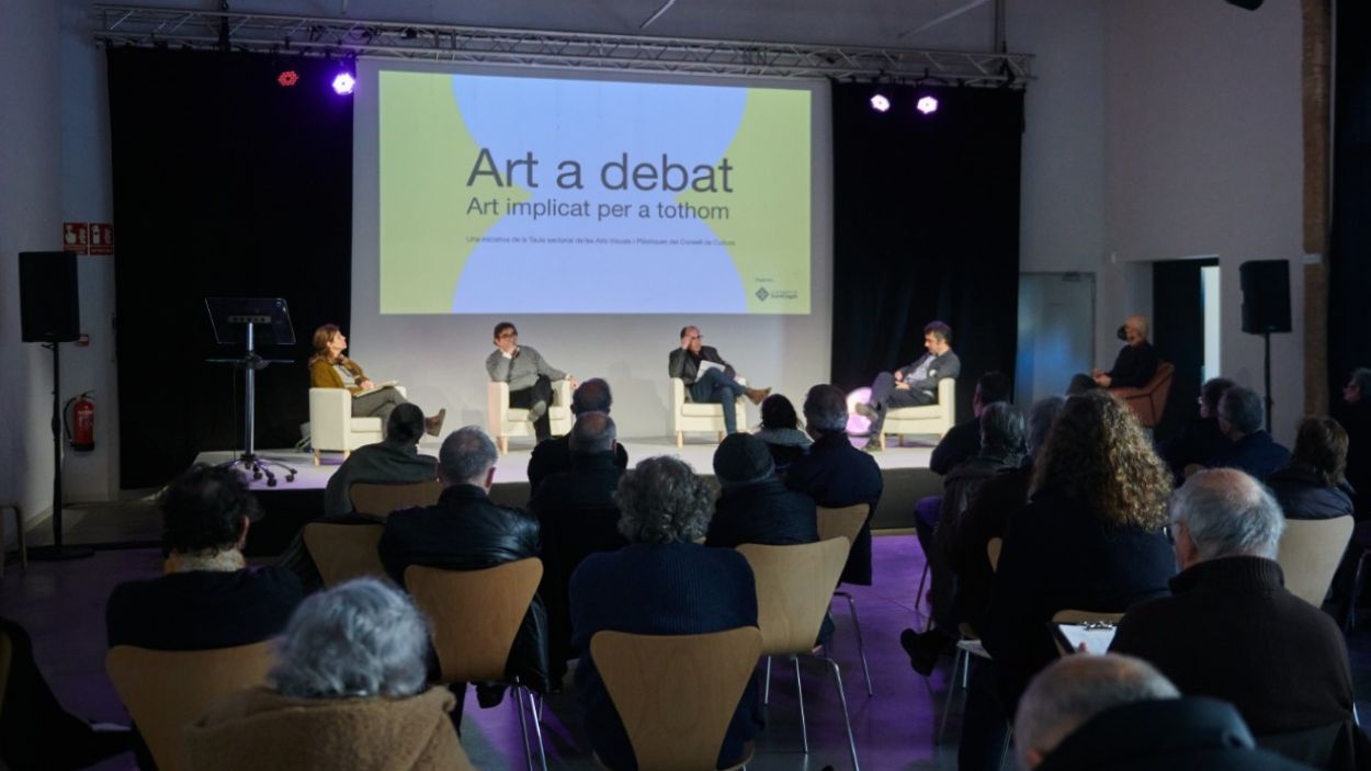 Taula Rodona al fòrum ciutadà 'Art a debat. Art implicat per a tothom' / Foto: Ajuntament (Lali Puig)