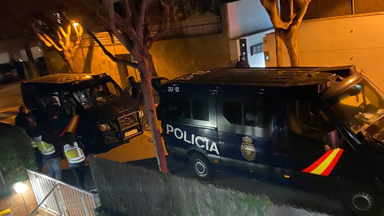 Imatge del dispositiu policial a Sant Cugat / Foto: Cedida a Cugat Mèdia