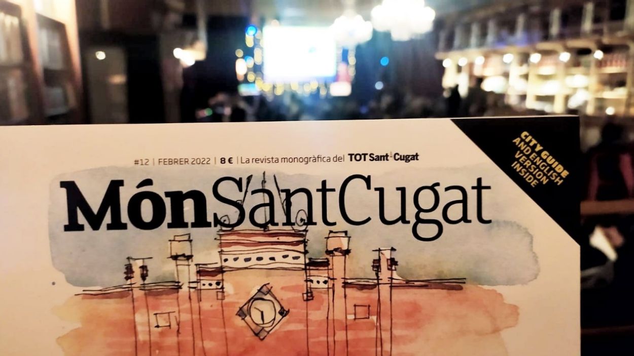 La revista 'Mn Sant Cugat' s'ha presentat al Mercantic / Foto: Cugat Mdia