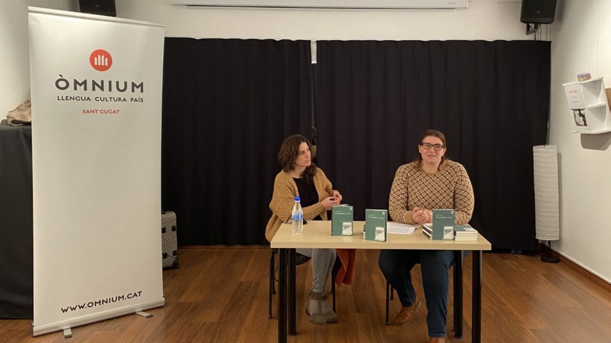 Maica Rafecas i Ester Andorrà durant la presentació / Foto: Cugat Mèdia
