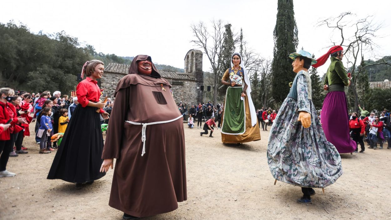 Actuació dels Geganters de Sant Cugat / Foto: Lali Puig - Ajuntament