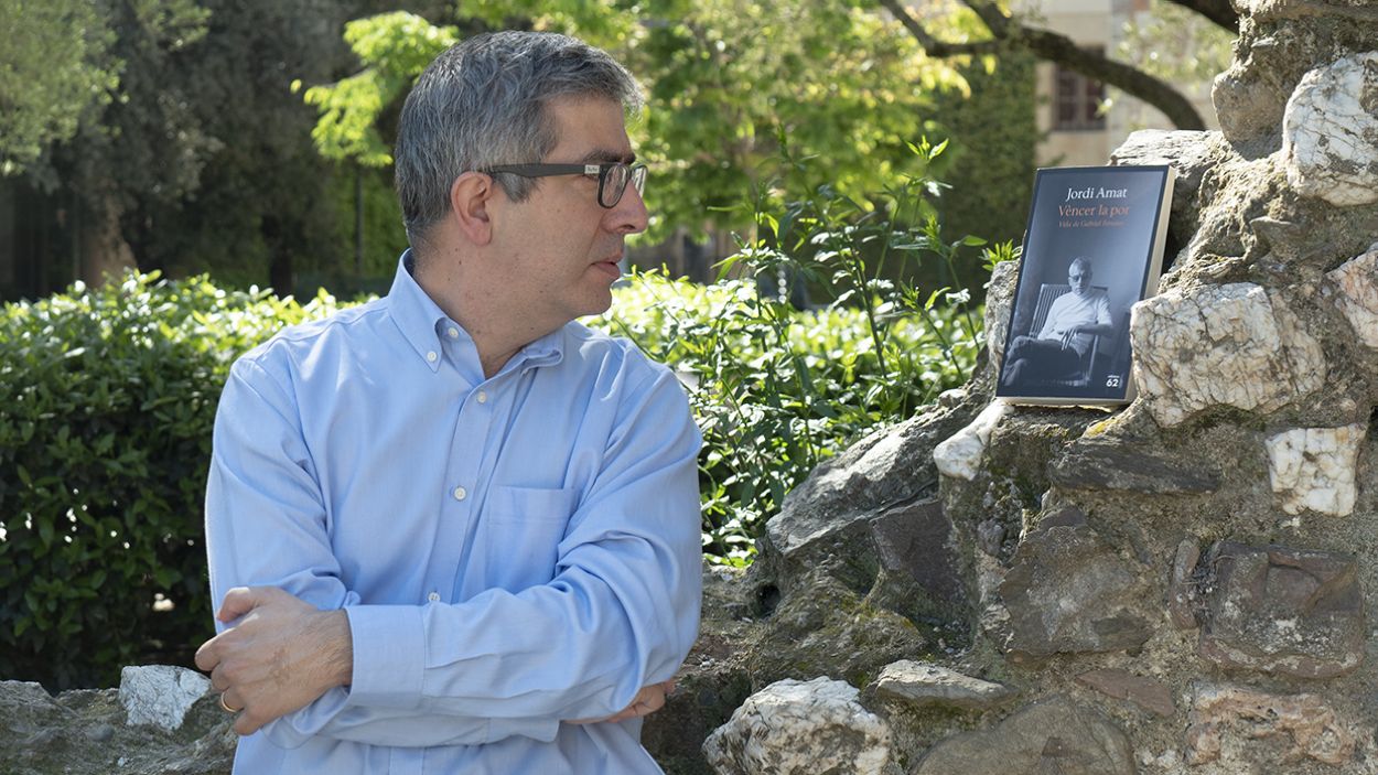 L'escriptor Jordi Amat, autor de la biografia del poeta Gabriel Ferrater / Foto: Cugat Mèdia (Lluís Llebot)