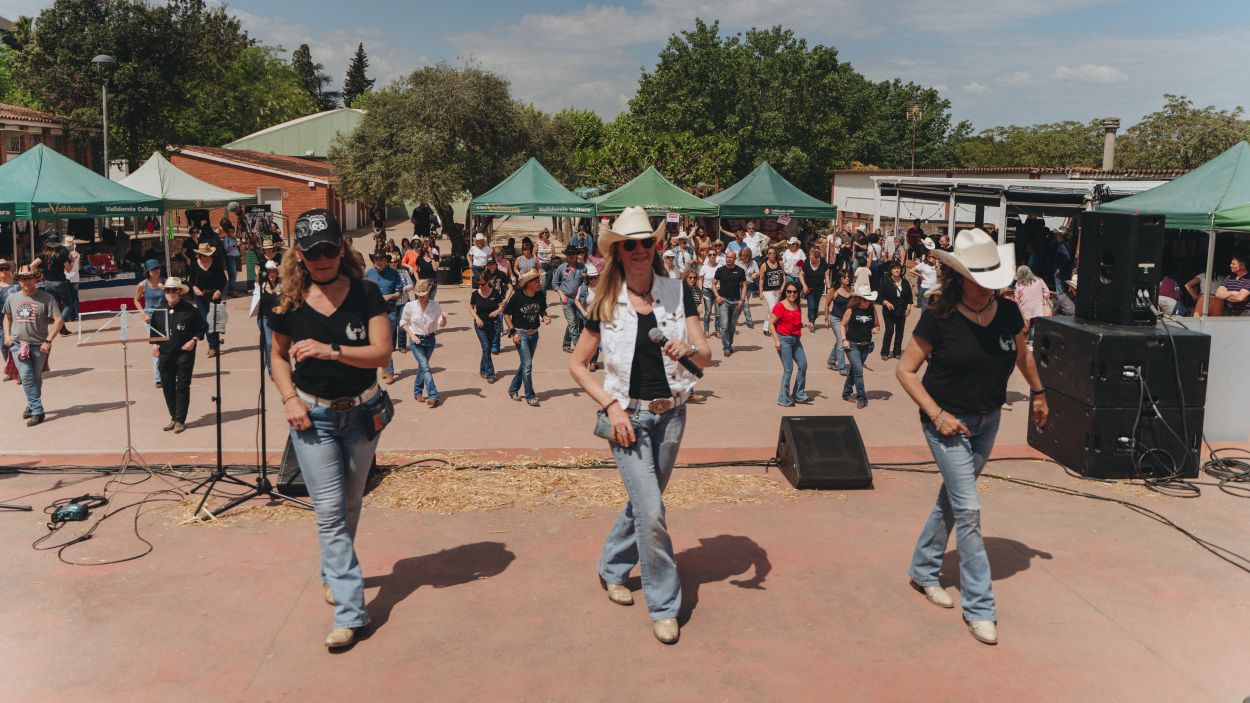 Festival Country Solidari a la plaça del Casal de Cultura de Valldoreix / Foto: Cedida