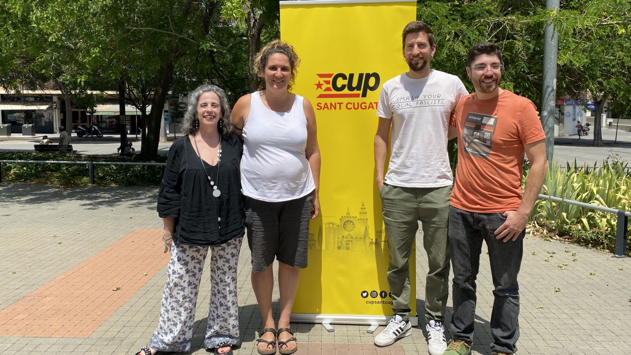 Presentació del nou regidor del grup municipal de la CUP, Oriol Sánchez, que substituex a Núria Gibert / Foto: Cugat Mèdia