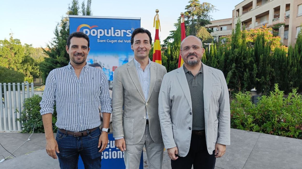 Manuel Reyes, Álvaro Benejam i Alejandro Fernández / Foto: Cugat Mèdia