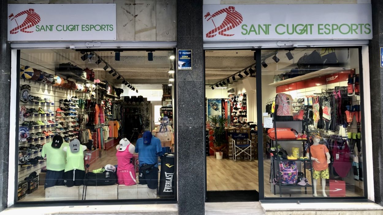 La nova botiga de Sant Cugat Esports al carrer Sant Ramon / Foto: Cugat Mèdia
