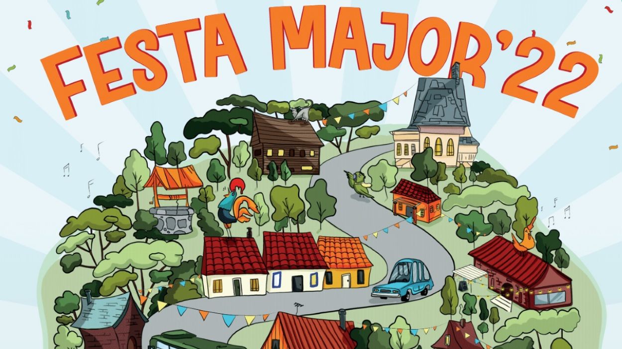 El cartell de la Festa Major d'enguany / Foto: Comissió de festes