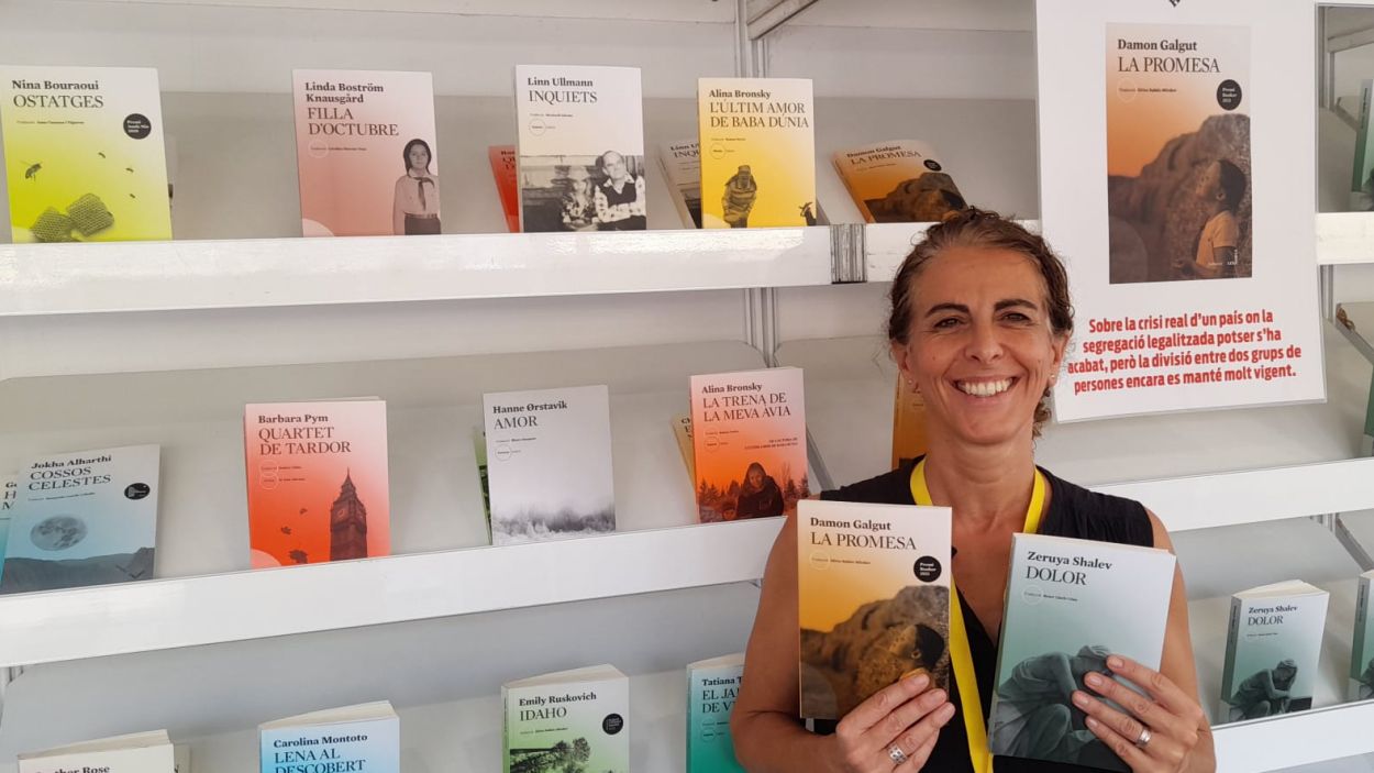L'editora Maria Sempere a la 40 Setmana del Llibre en Català / Foto: Les Hores