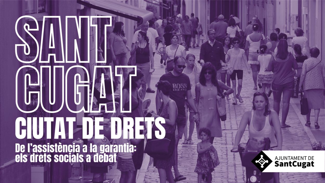 Cartell del cicle 'Sant Cugat, ciutat de drets' / Foto: Ajuntament