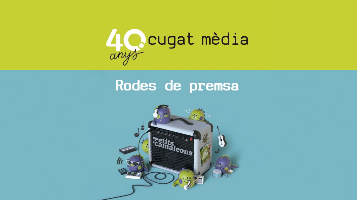 Imatge de promoció de les rodes de premsa del festival Petits Camaleons