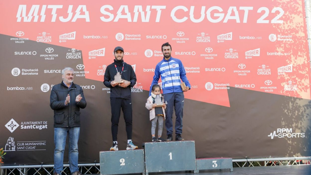 Pepe Díaz, guanyador de la Mitja Marató / Foto: Ajuntament