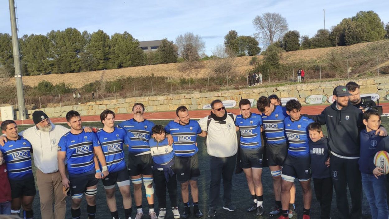 L'equip masculí del Rugby Sant Cugat / Foto: Cugat Mèdia