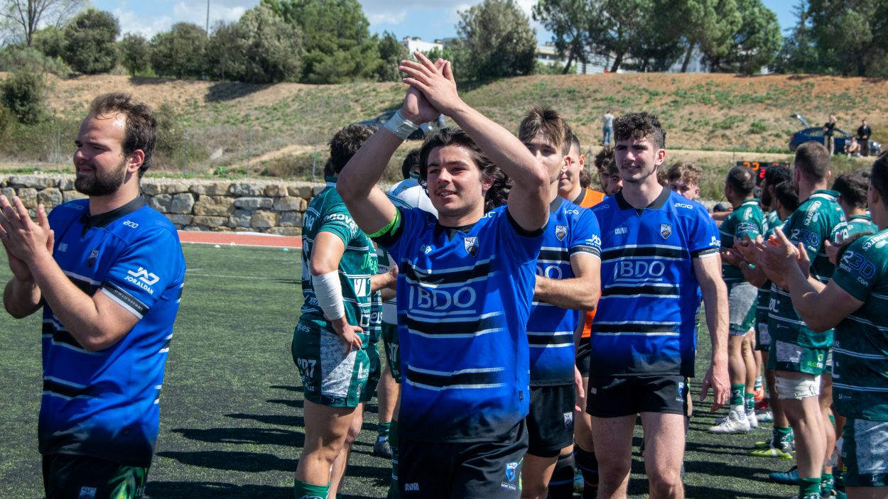 El Club Rugby Sant Cugat s'enfrontarà a les semifinals amb l'Alcobendas / Foto: Roger Menes