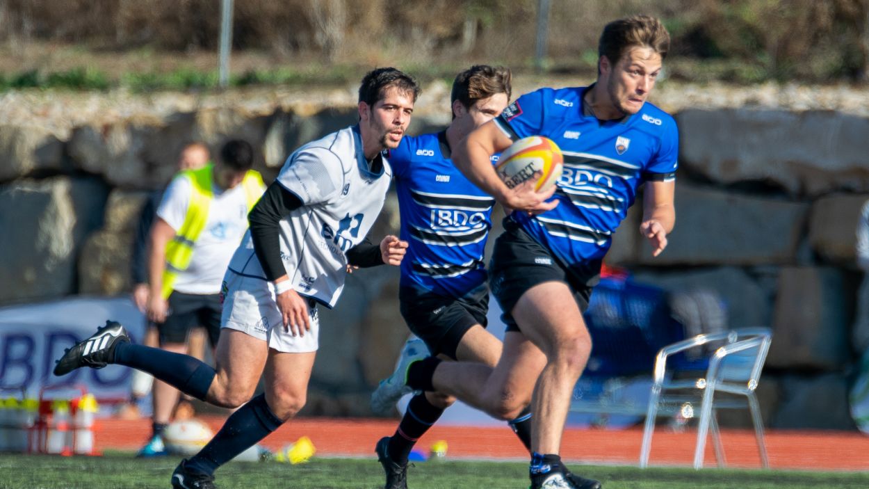 El Rugby Sant Cugat cerca la segona victòria a la fase d'ascens / Foto: Roger Menes
