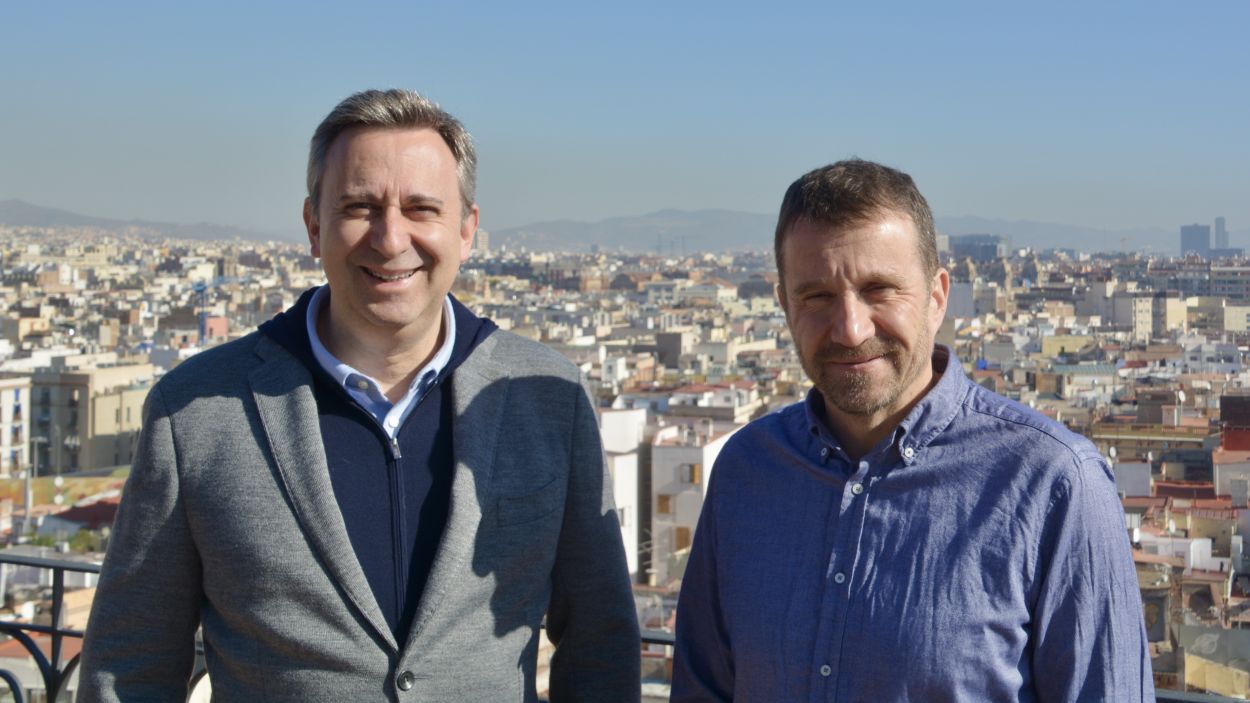 El CEO d'Uriach, Oriol Segarra; i el de Tech Barcelona, Miquel Martí / Foto: Uriach