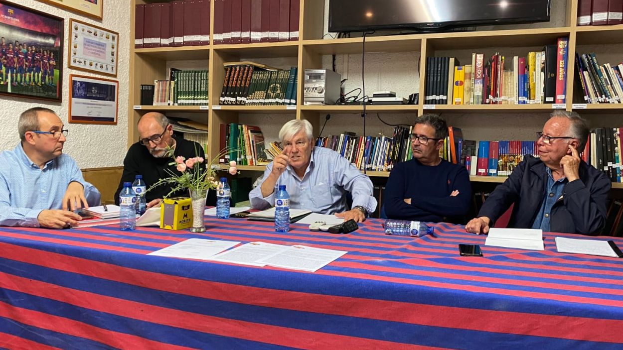 Josep Maria Félez, el senyor del mig, reelegit com a nou president de la Penya Blaugrana Sant Cugat / Foto: Penya Blaugrana Sant Cugat