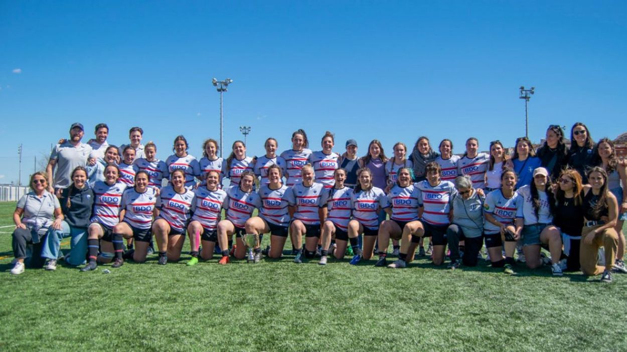 El Rugby Sant Cugat femení B, campió de Primera Catalana / Foto: Roger Menes