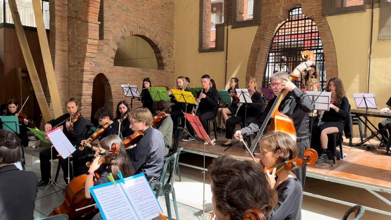 L'orquestra simfònica al Celler Modernista / Foto: Cugat Mèdia