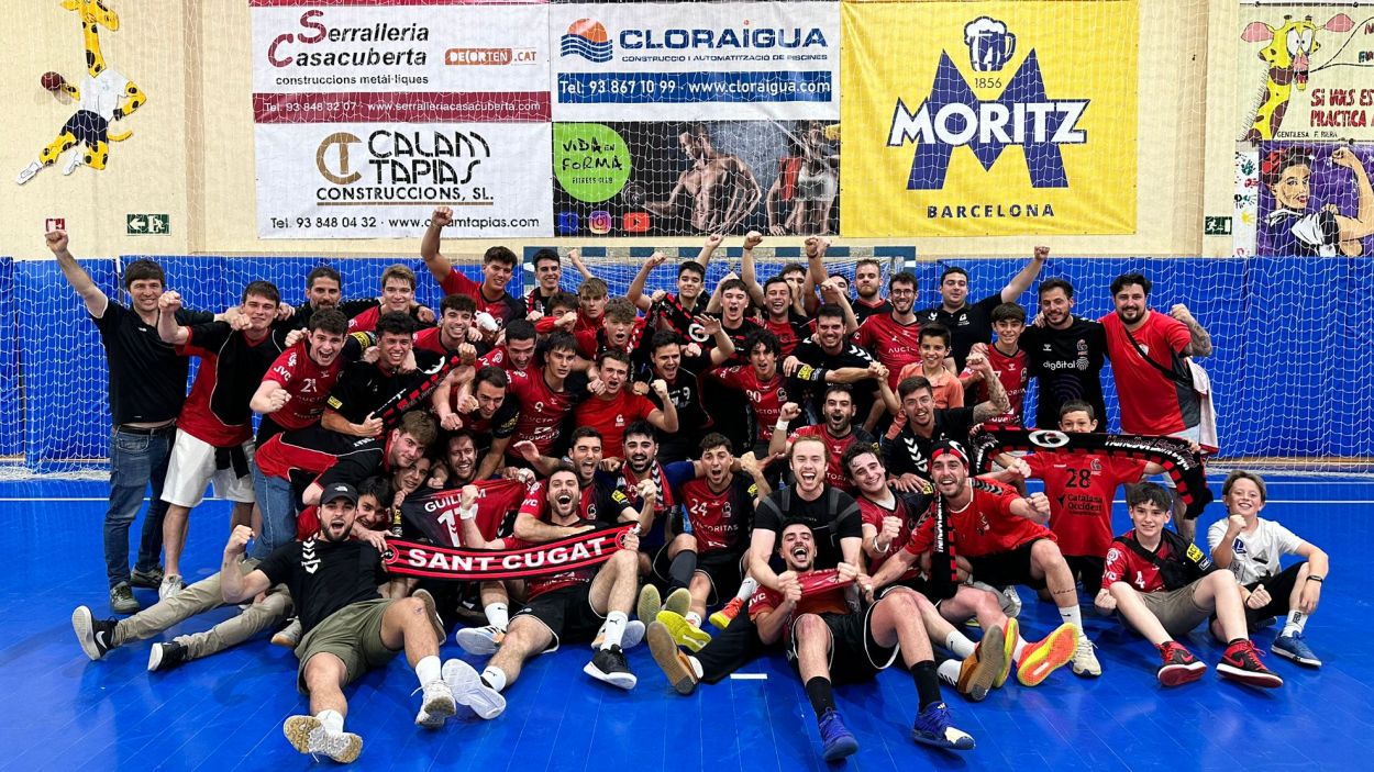 L'Handbol Sant Cugat vol disputar la segona fase d'ascens a Plata / Foto: Cugat Mèdia