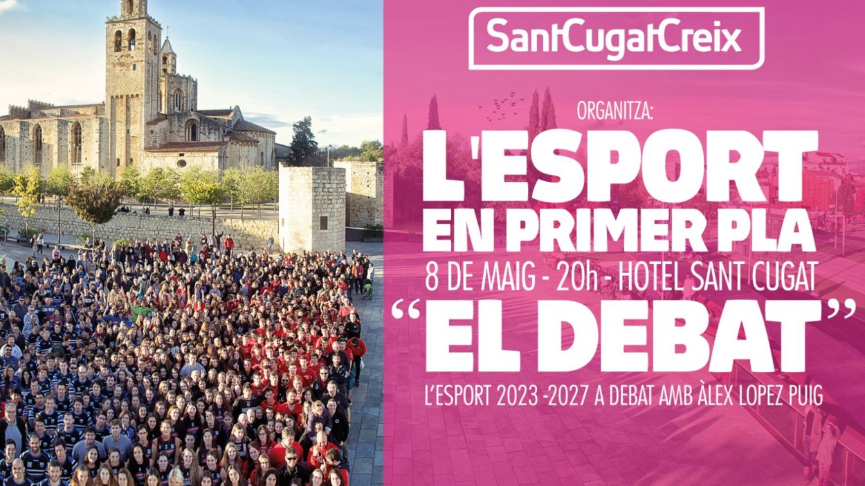 Imatge SantCugatCreix pel debat 'l'esport en primer-pla' / Foto: SantCugatCreix