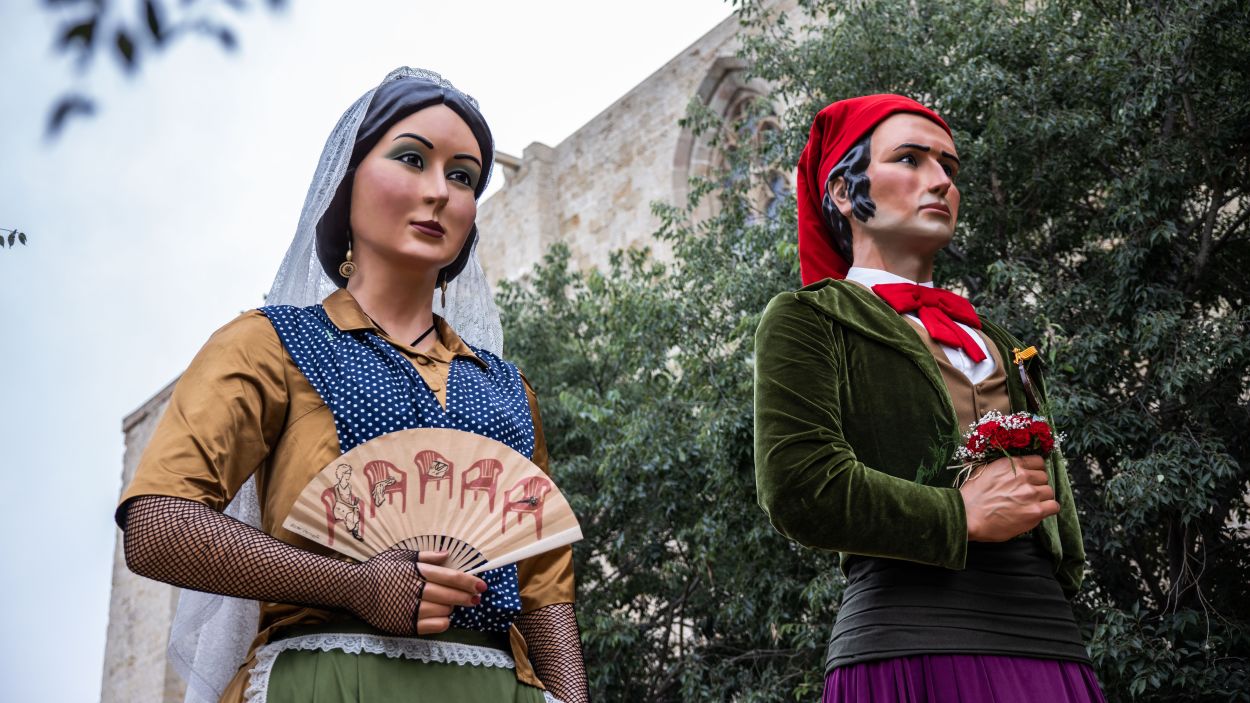 El Joan i la Marieta durant Sant Pere / Foto: Ajuntament