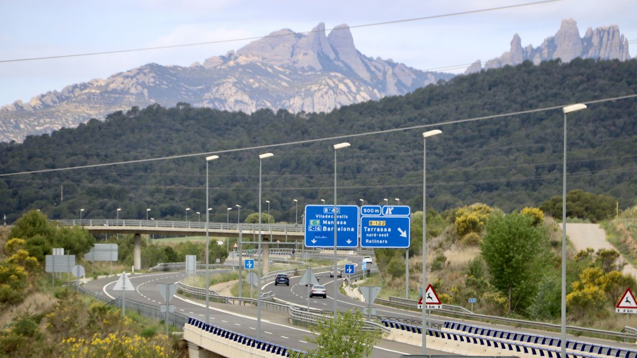 Imatge d'arxiu de la carretera B-40 entre Terrassa, Sabadell i Castellar del Valls / Foto: Cedida