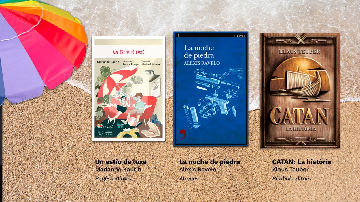 Portades dels tres llibres que recomanen des de la llibreria Paideia