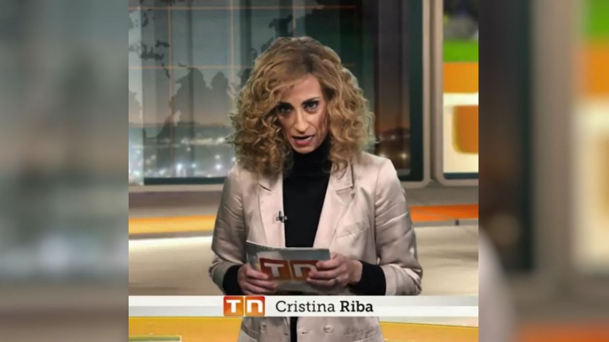 Vidaurrzaga fent de la periodista de TV3 Cristina Riba