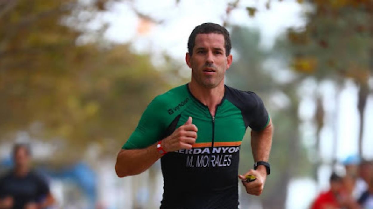 El triatleta Miquel Morales en una de les proves IRONMAN / Foto: cedida
