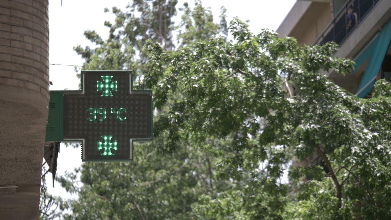 Els termòmetres han arribat fins als 40 ºC aquest agost a Sant Cugat / Foto: Cugat Mèdia