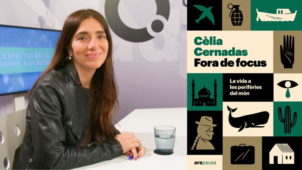 La periodista santcugatenca Cèlia Cernadas, durant una entrevista a Cugat Mèdia / Foto: Cugat Mèdia