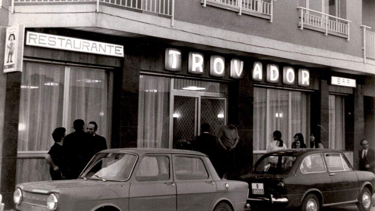 Imatge del restaurant El Trobador dels anys 70 / Foto: Joan Dur
