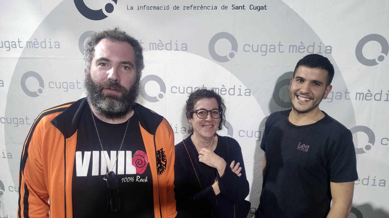 Roger Grífols, Mont Soler i Sergi Martí/Foto:Cugat Mèdia