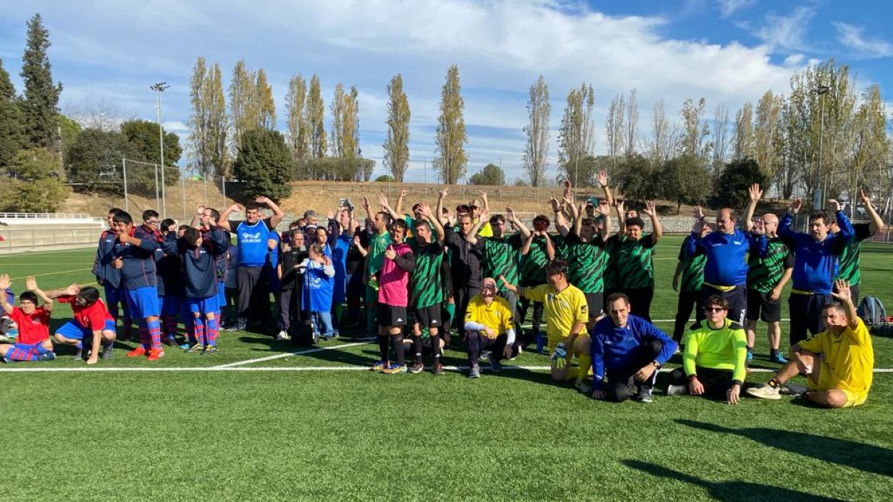 El futbol inclusiu triomfa amb la 1a edició de la Penya Blaugrana Sant Cugat